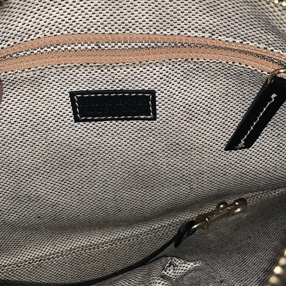 Gently Loved Dooney & Bourke Canvas and Leather Shoulder Bag - Picture 6 of 10